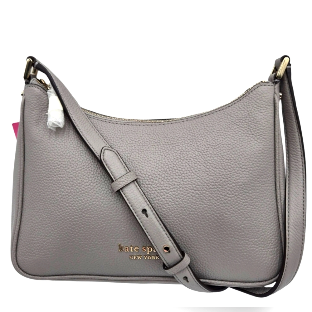 #79 NWT - Kate Spade New York Bradley Pebbled Leather Medium CrossbodyTaupe